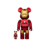 Other Bearbrick The Infinity Saga Iron Man Mark IV 100% & 400% Set