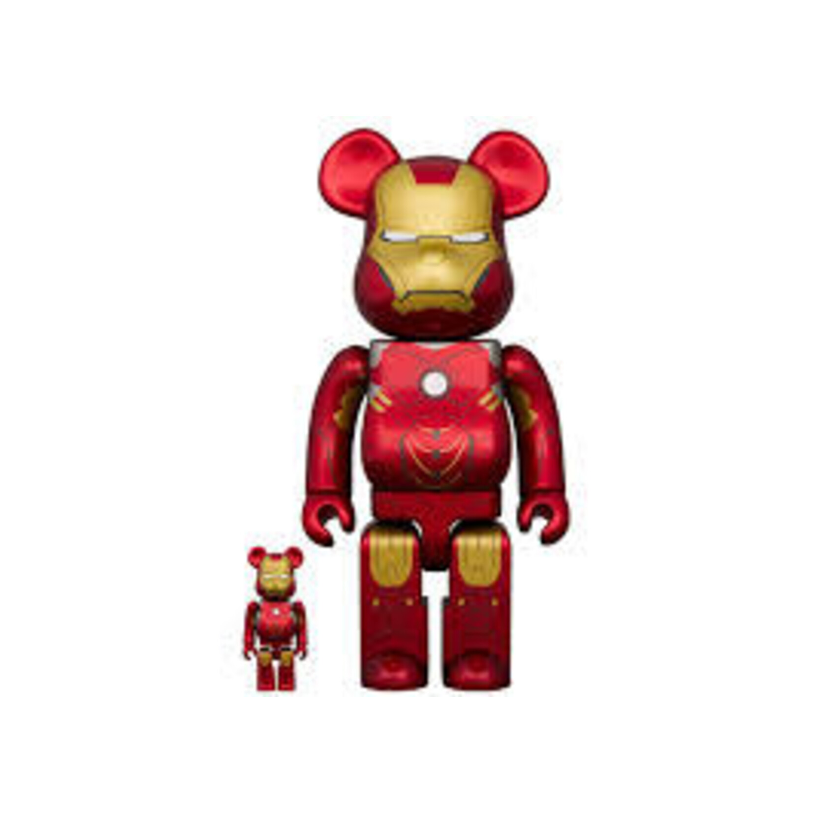 Other Bearbrick The Infinity Saga Iron Man Mark IV 100% & 400% Set