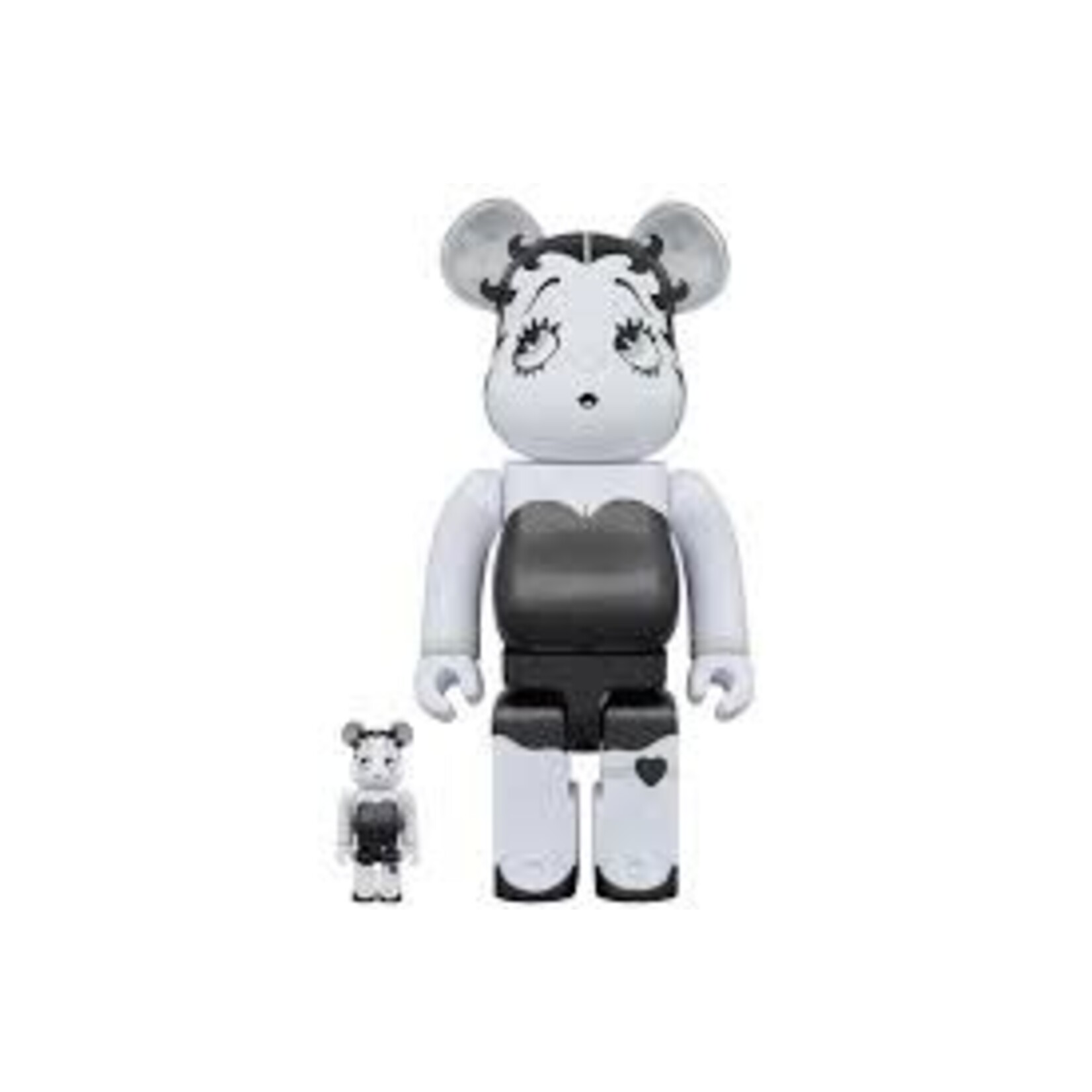 Other Bearbrick x Betty Boop 100% & 400% Set Black & White Ver.