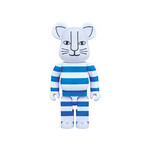 Other Bearbrick Mikey Blue Ver. 400% White