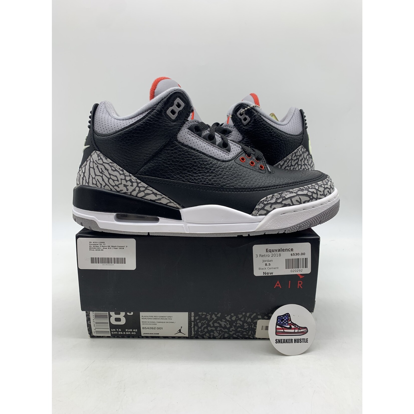 Air Jordan Jordan 3 Retro Black Cement (2018)