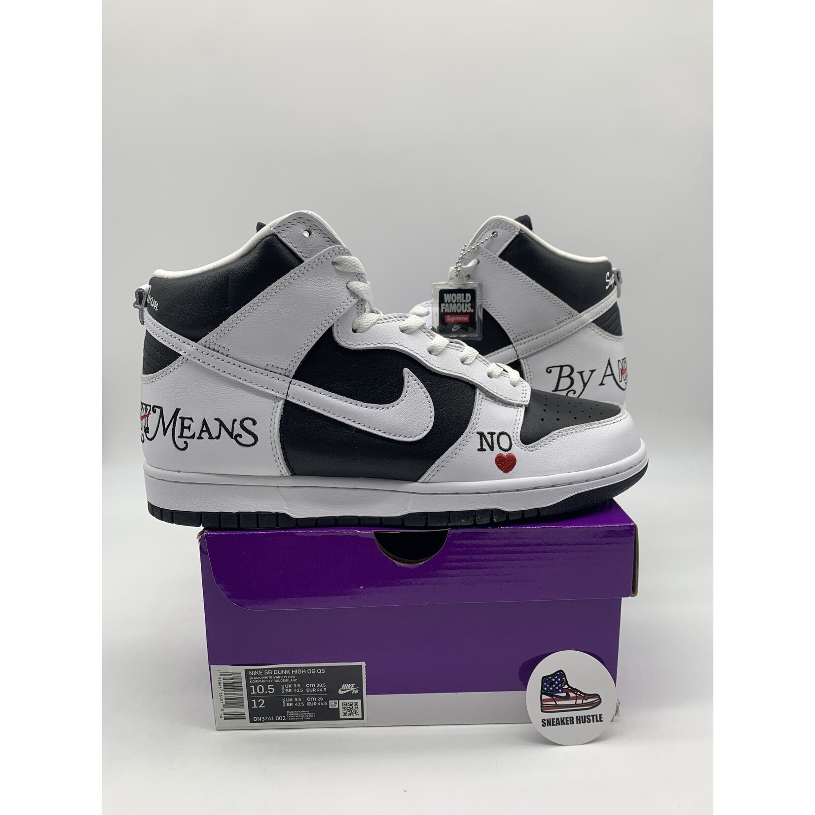 Nike SB Nike SB Dunk High Supreme By Any Means Black