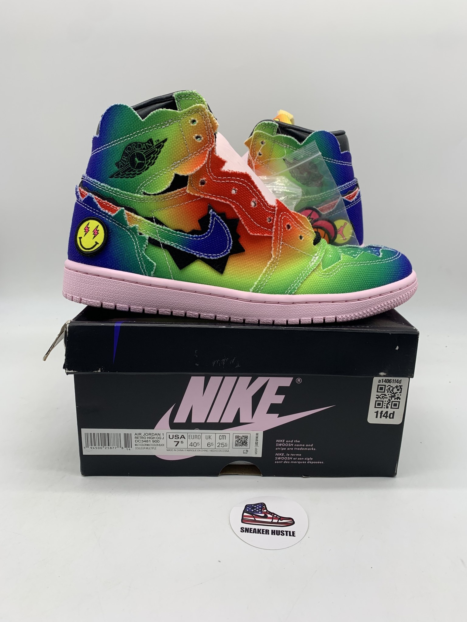Jordan 1 Retro High J Balvin Men's - DC3481-900 - US