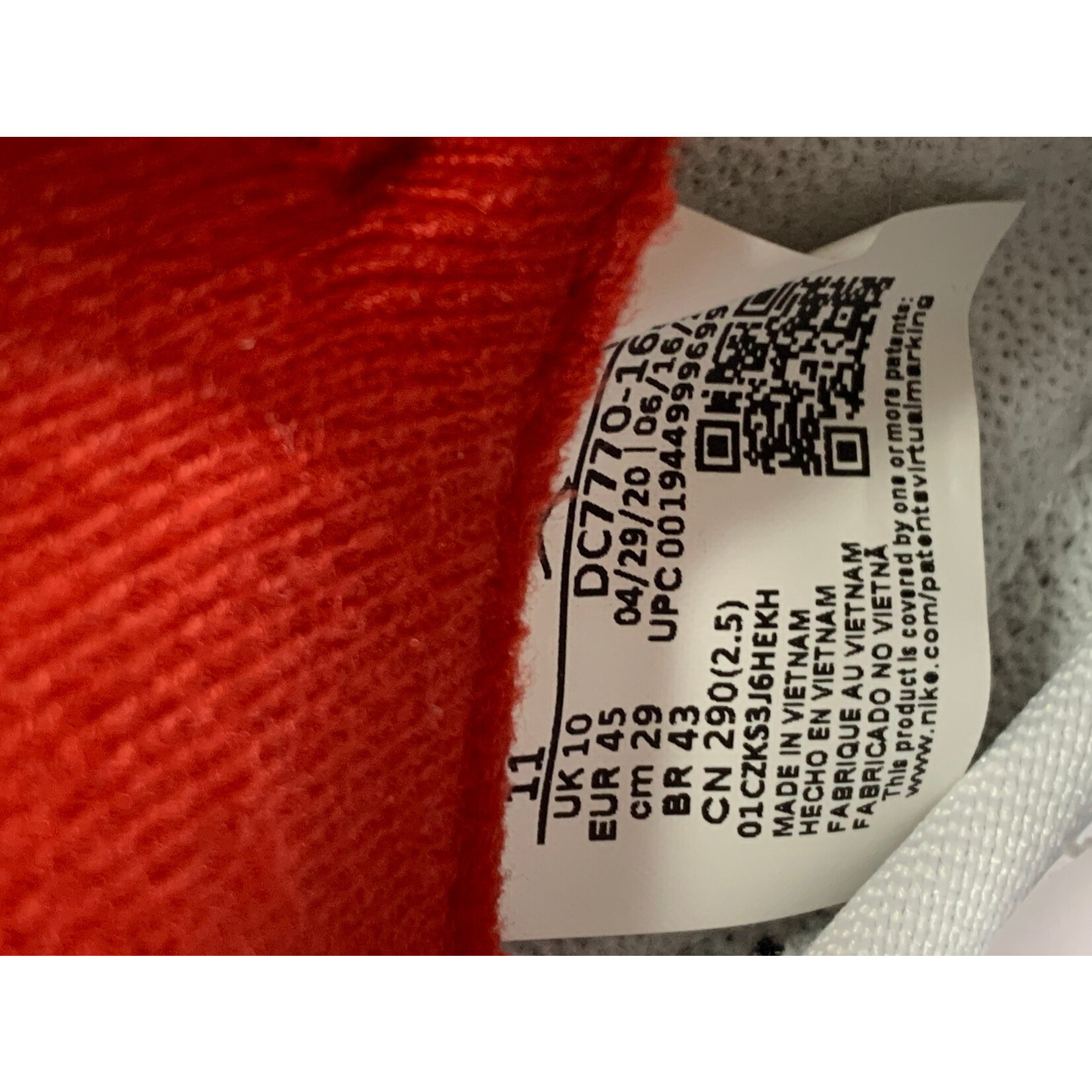 Air Jordan Jordan 4 Retro Fire Red (2020)