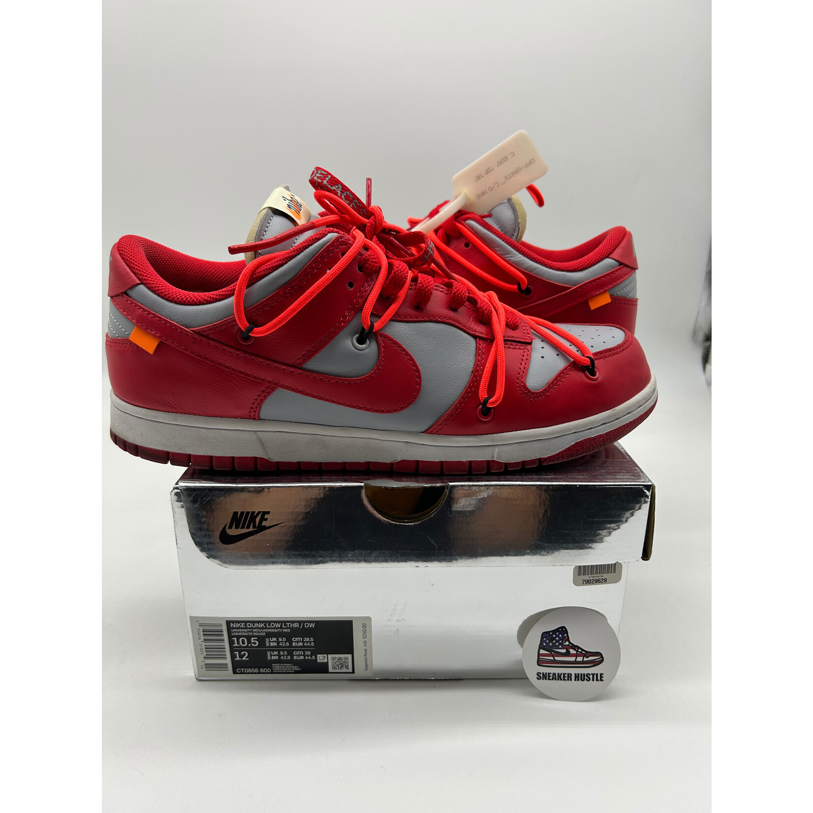 Nike Nike Dunk Low Off-White University Red