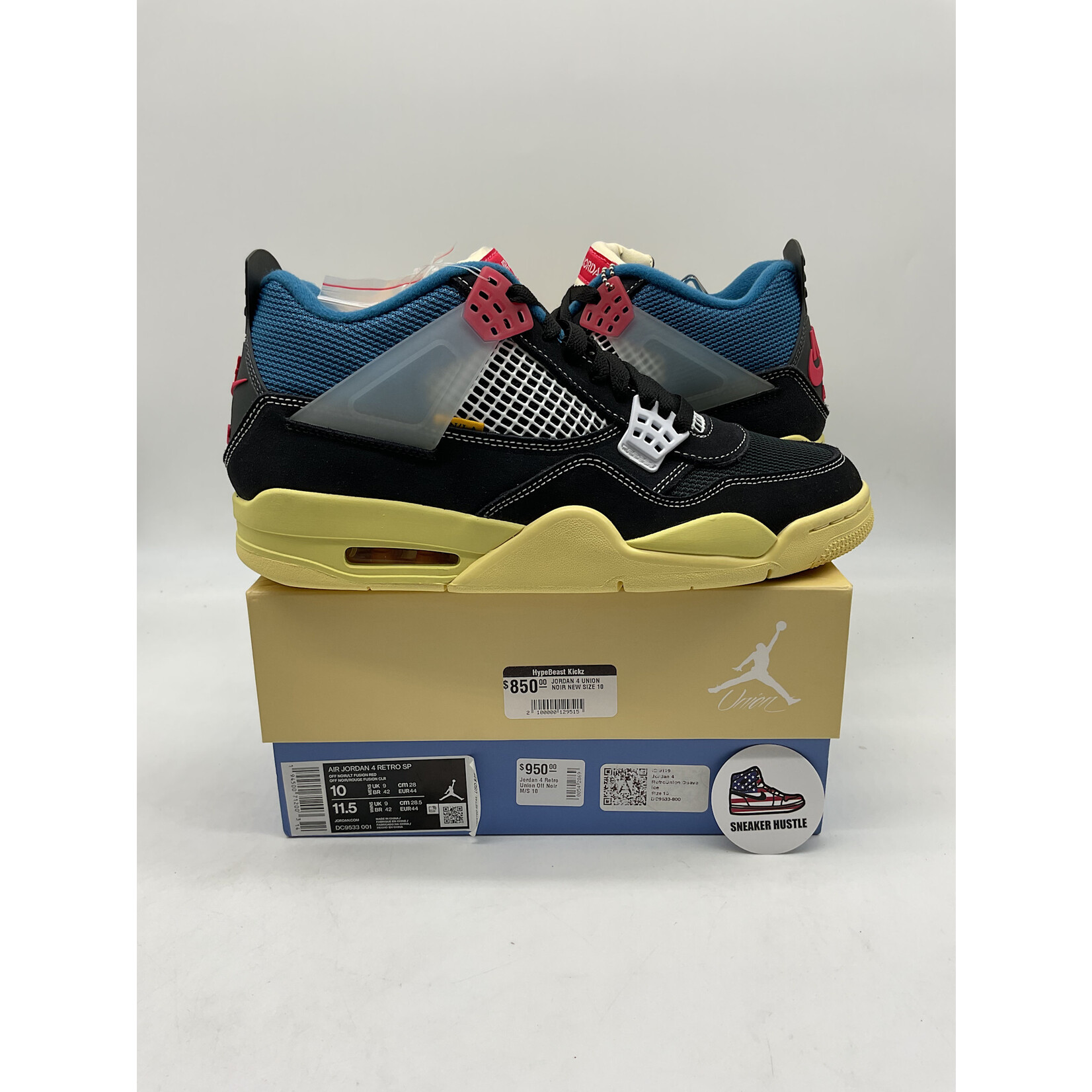 Air Jordan Jordan 4 Retro Union Off Noir
