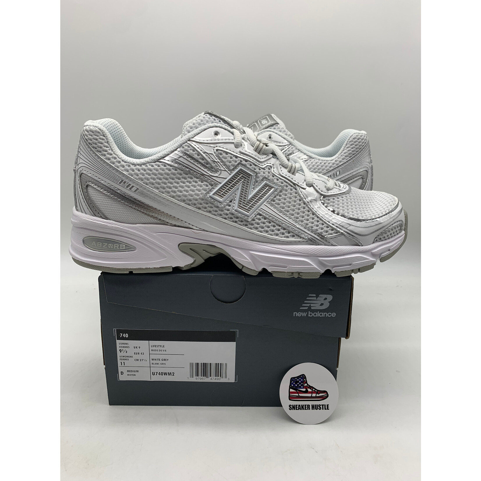 Other New Balance 740v2 White Silver Reflection