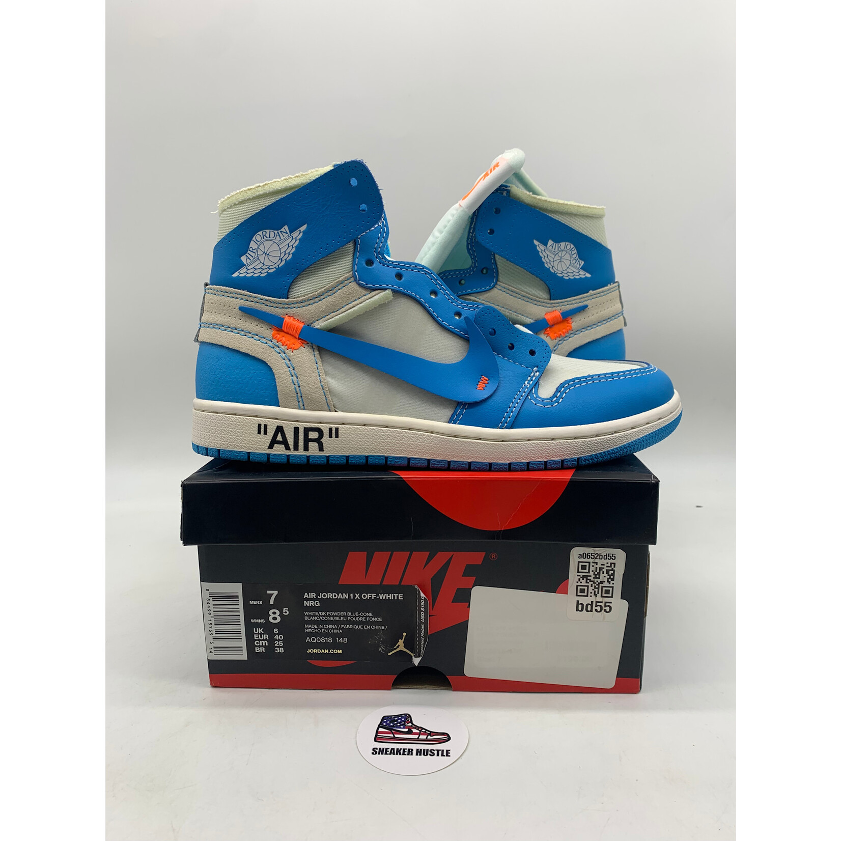 Air Jordan Jordan 1 Retro High Off-White University Blue