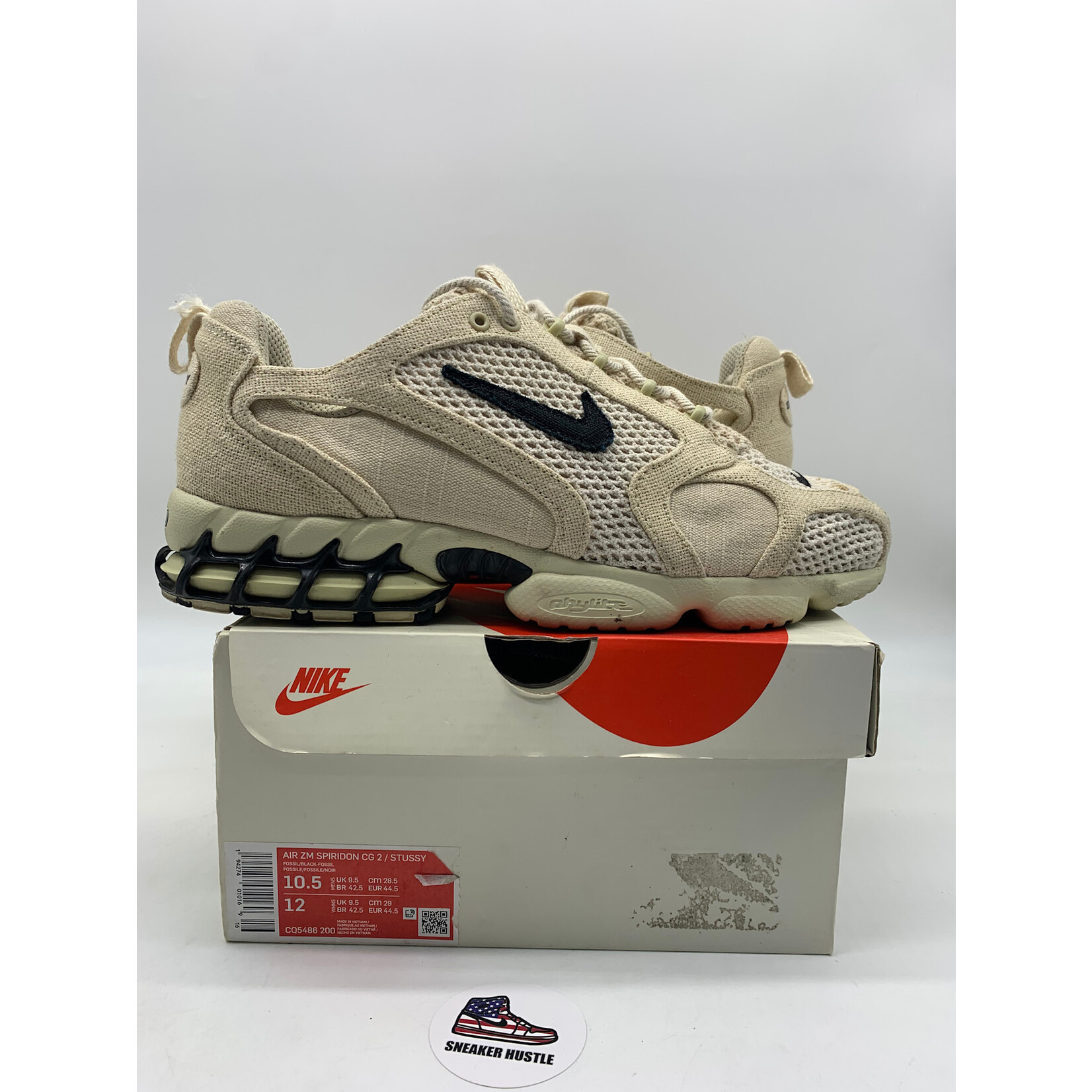 Nike Nike Air Zoom Spiridon Cage 2 Stussy Fossil
