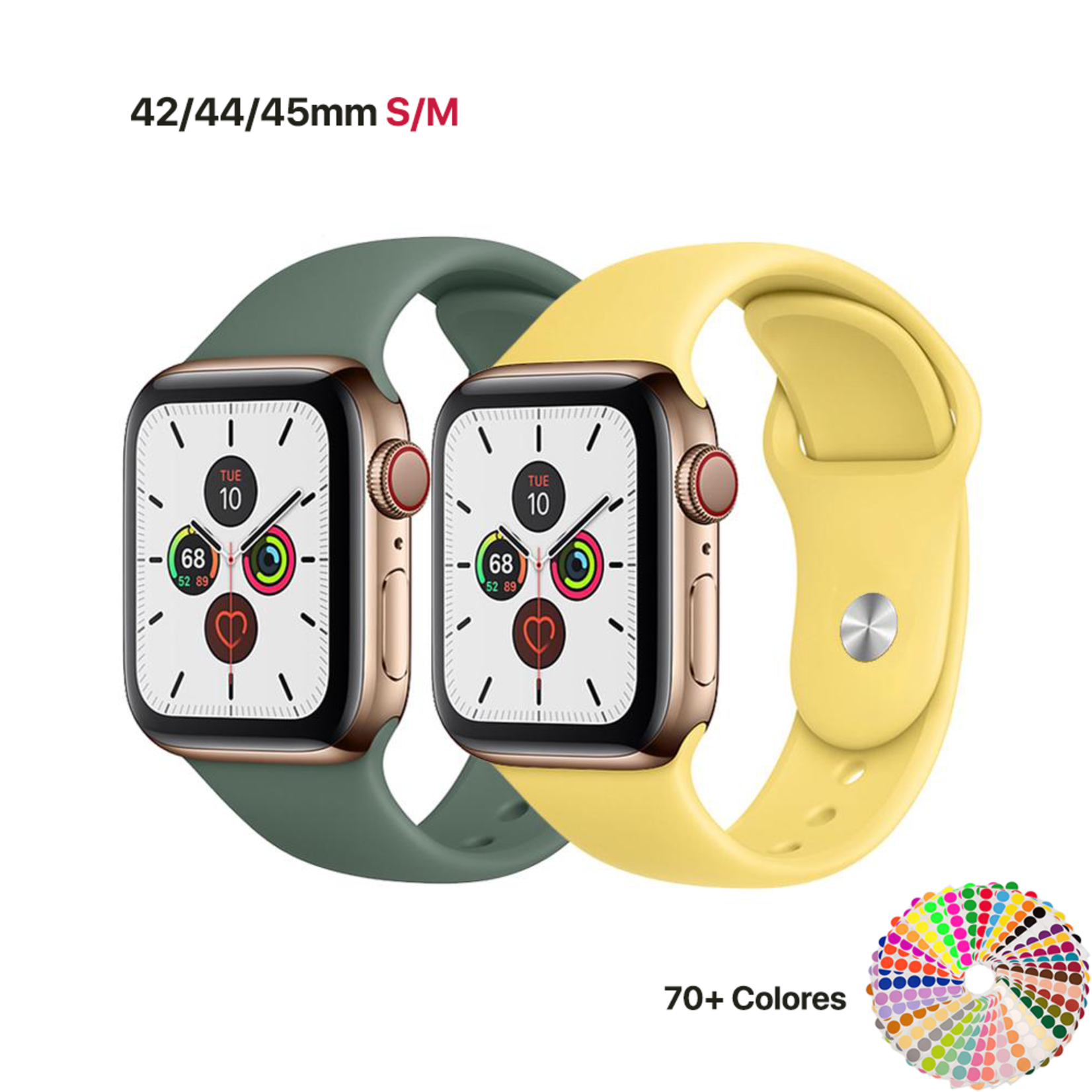 Pulsera Silicona Apple Watch 42/44/45mm S/M - VirtualTecGT