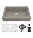 Karran Retrofit Farmhouse/Apron Quartz Composite 34" Single Bowl Kitchen Sink Kit 740