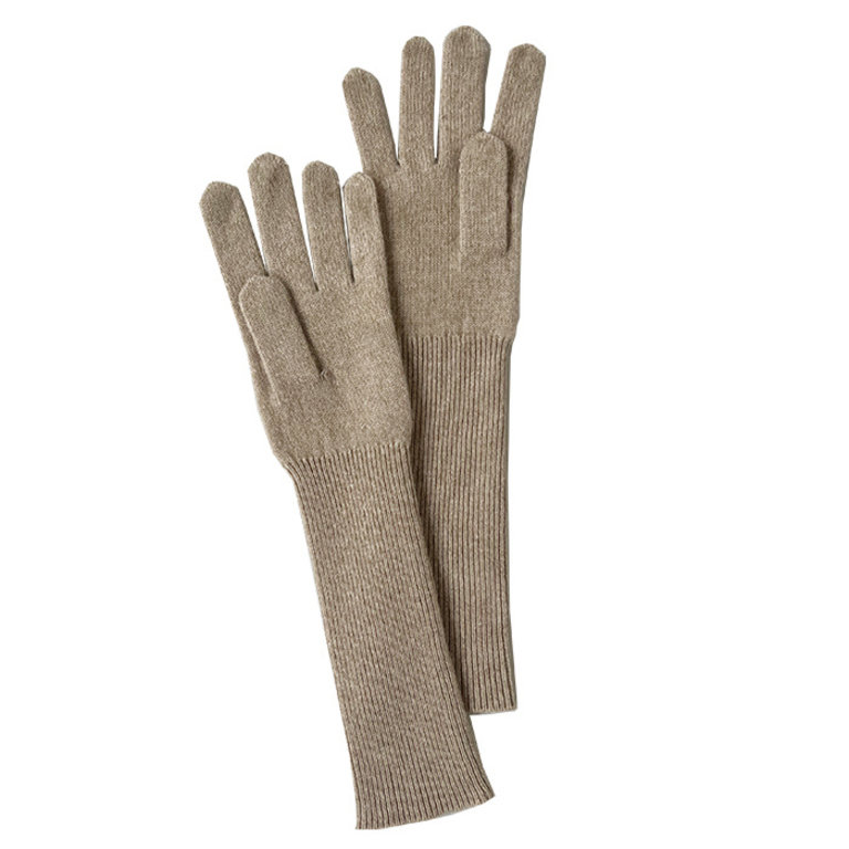 Soeur Soeur Beige Wool Gloves