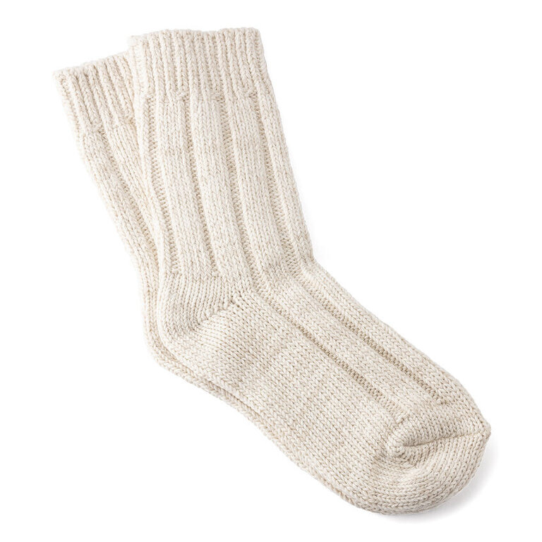 Birkenstock Birkenstock Off White Cotton Twist Socks, 36-38