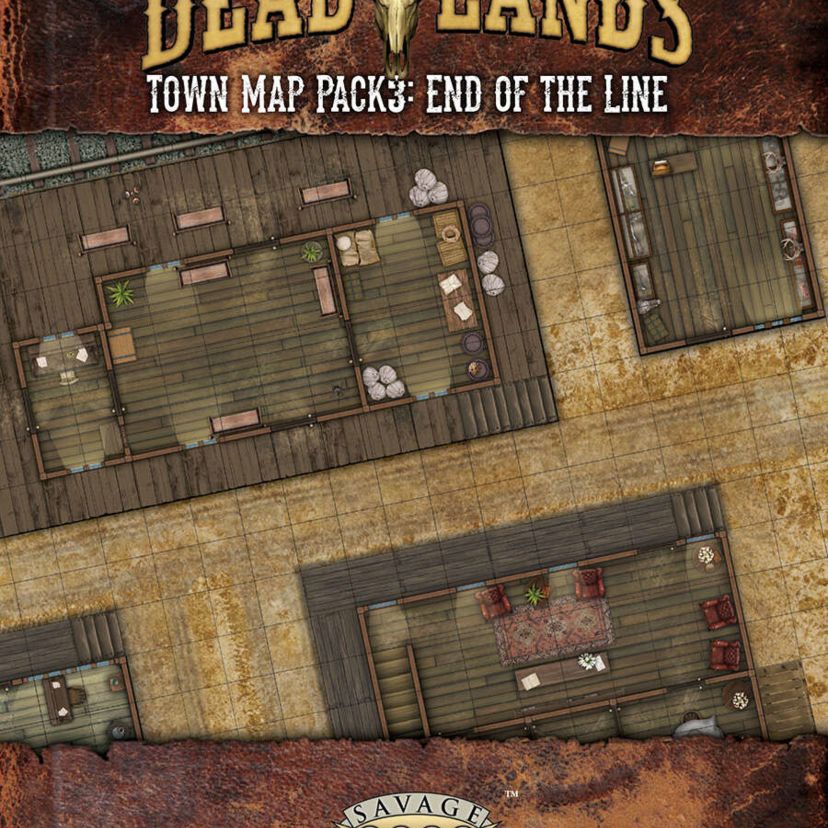 Pinnacle Entertainment Group Deadlands: The Weird West Map Pack 3: End of the Line!