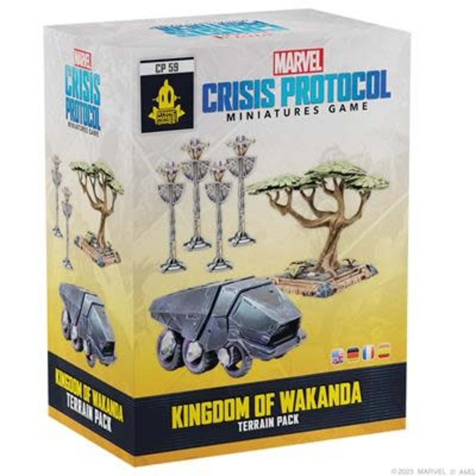Atomic Mass Games Marvel: Crisis Protocol - Kingdom of Wakanda Terrain Pack