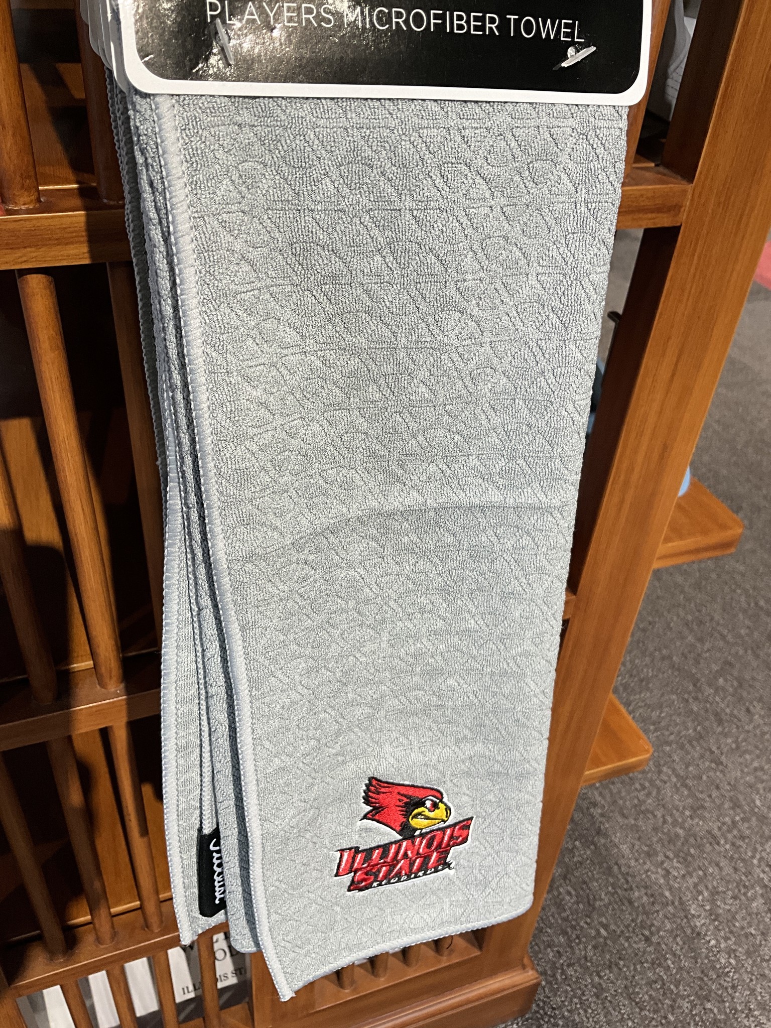 Titleist ISU Players Microfiber Towel Grey Weibring Golf at