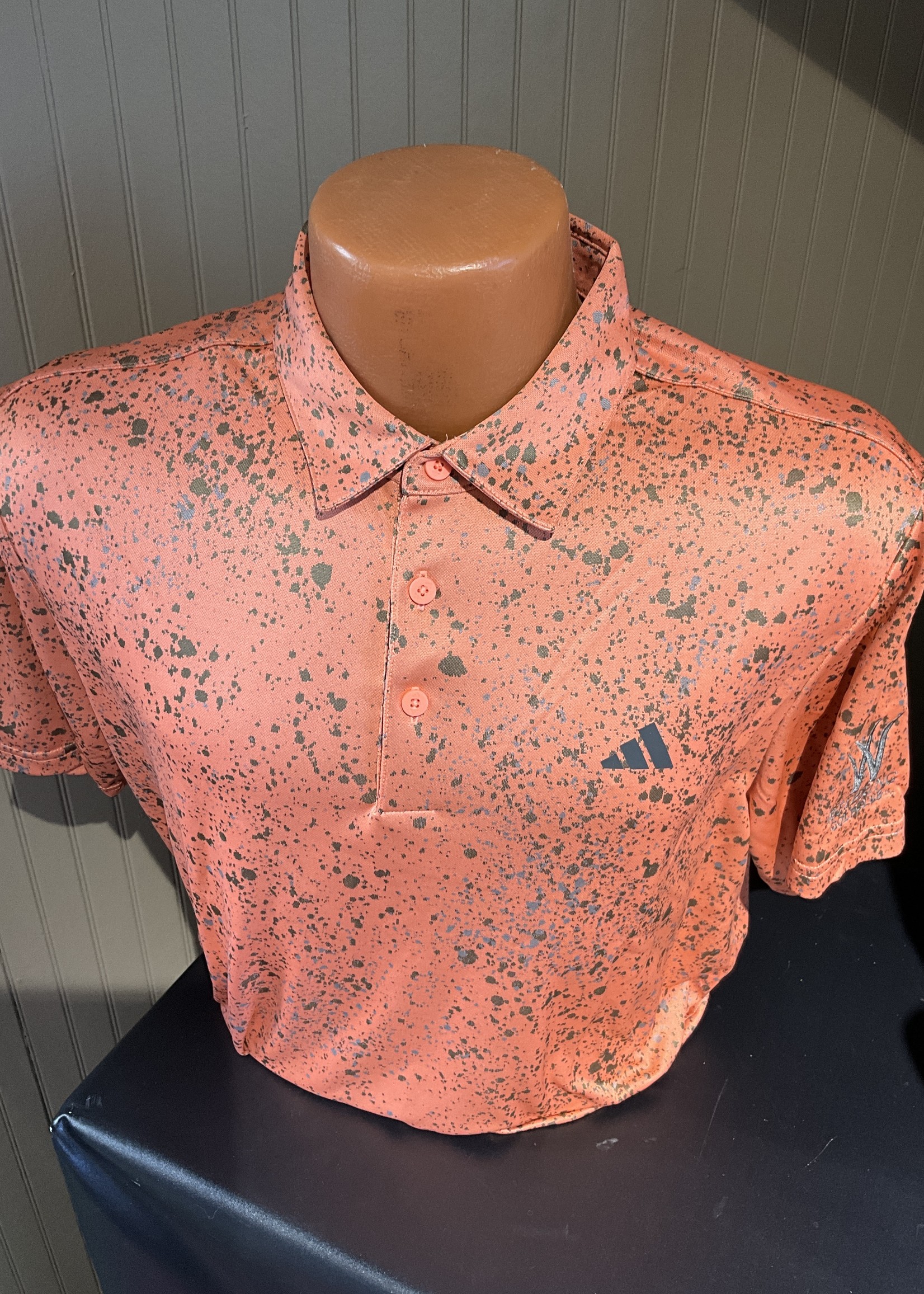 Adidas - WGC Jacquard Orange Polo