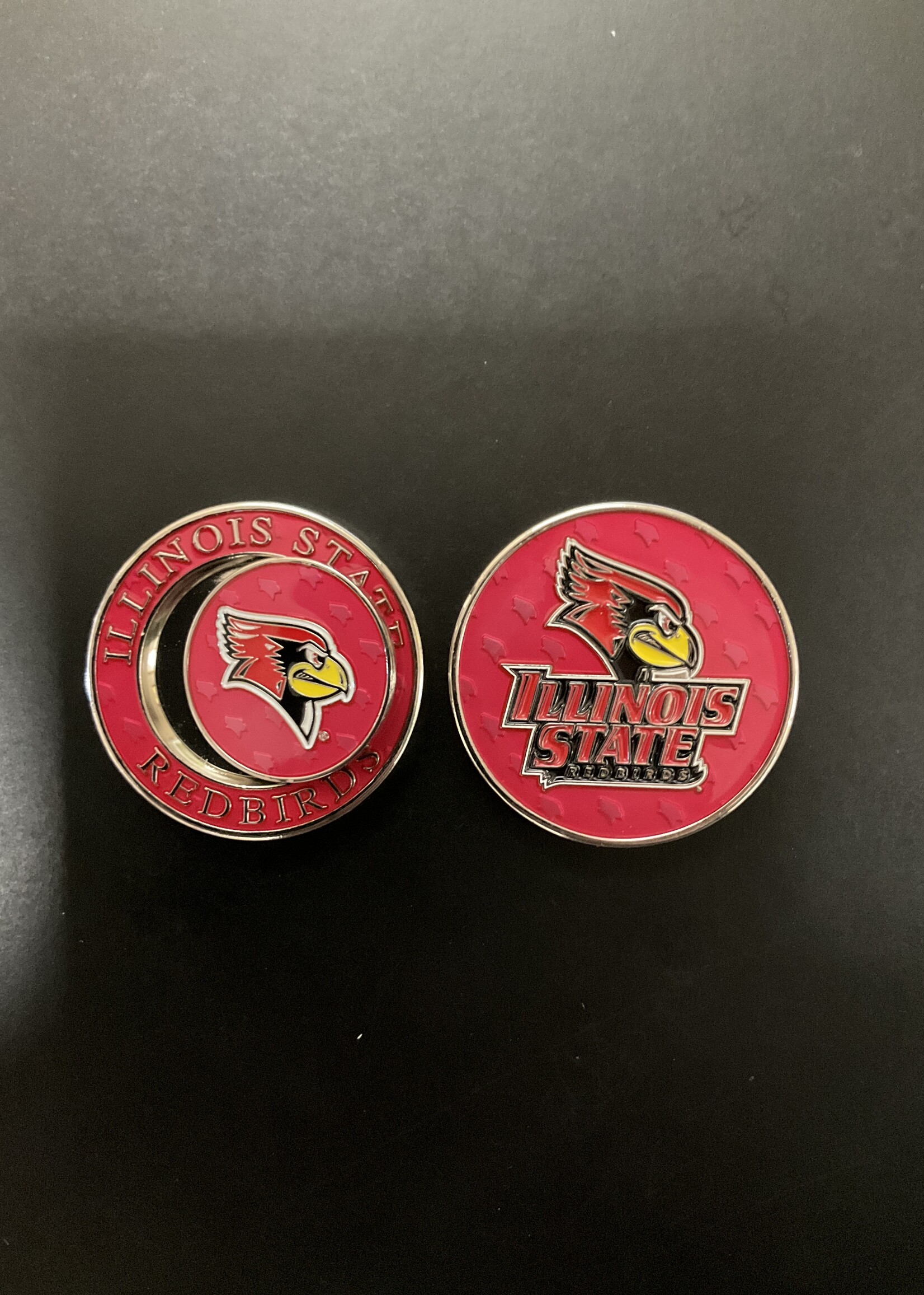 Ahead - ISU Under Glass Coin with Red Ball Marker