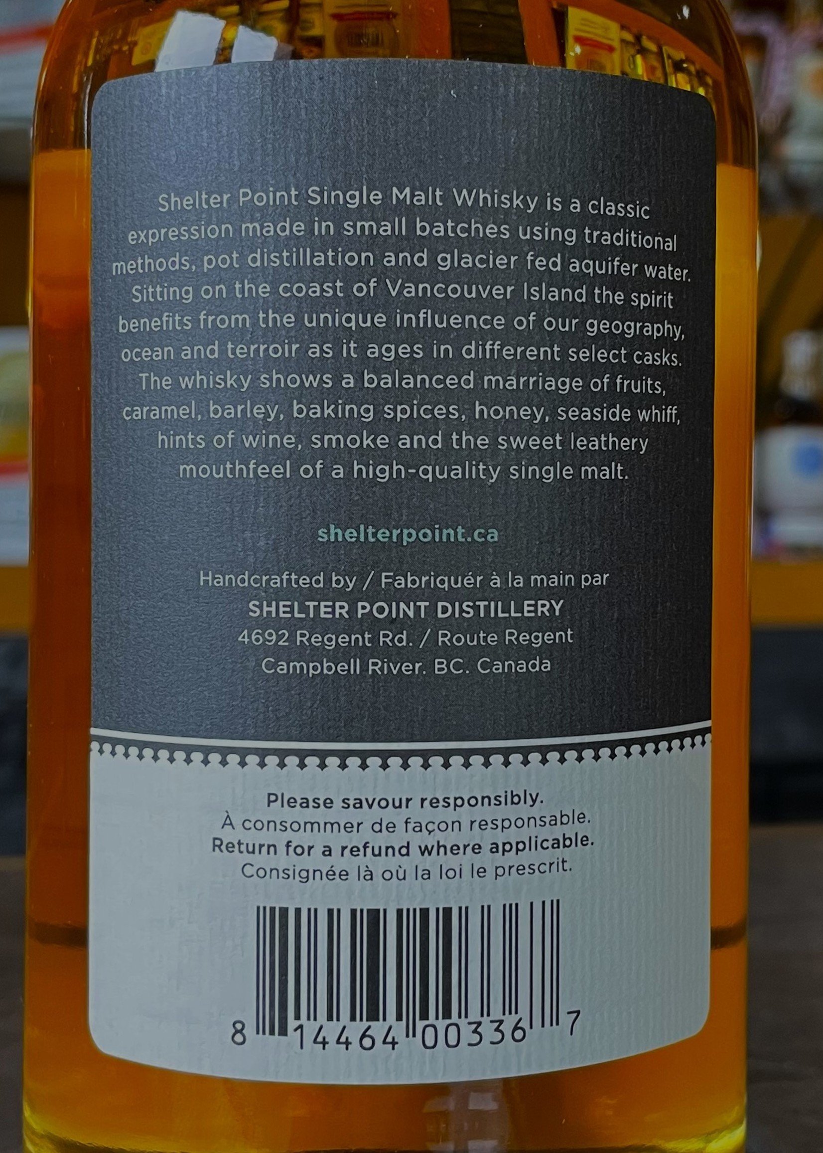 Shelter Point Cask Strength Single Malt