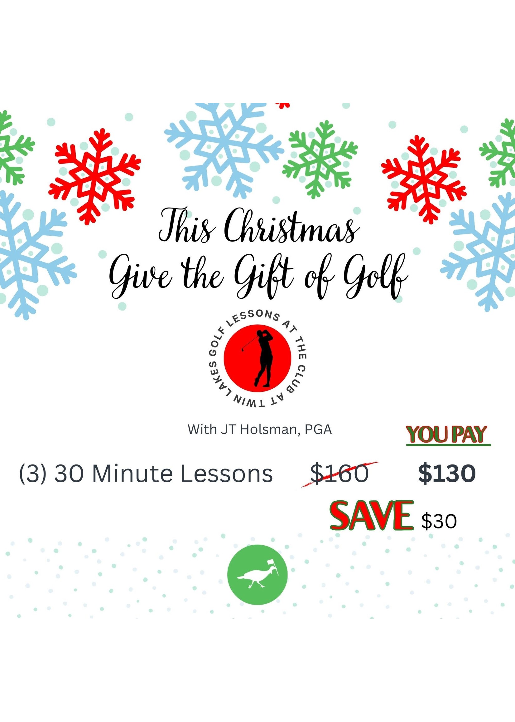 30 Minute Lessons ( Holiday Gift )