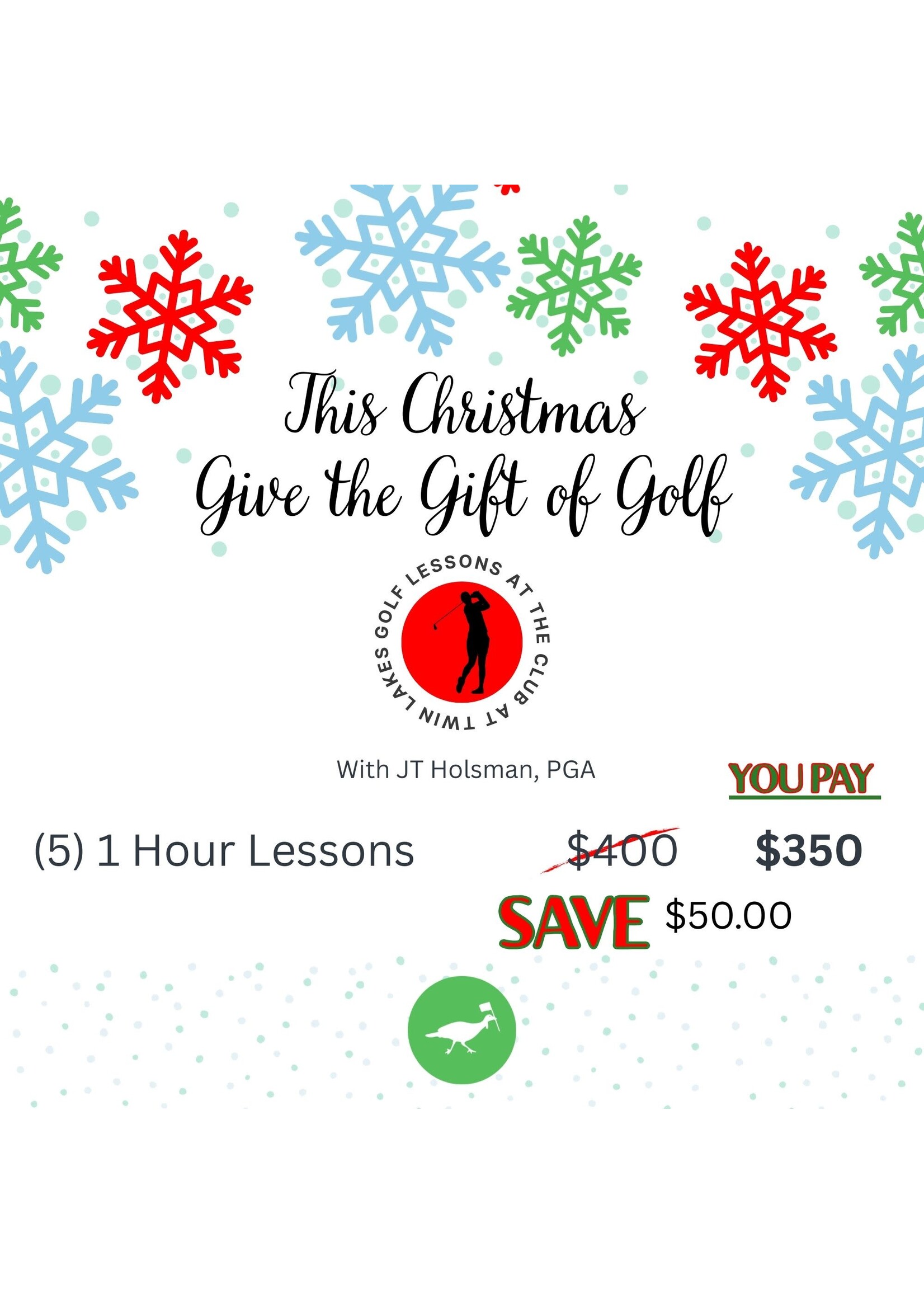 One Hour Lesson Package ( Holiday Gift)