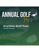 2026 Annual Golf Pass - Anytime ( Individual)