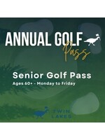 2026 Annual Golf Pass - Senior 60+ ( Couple)