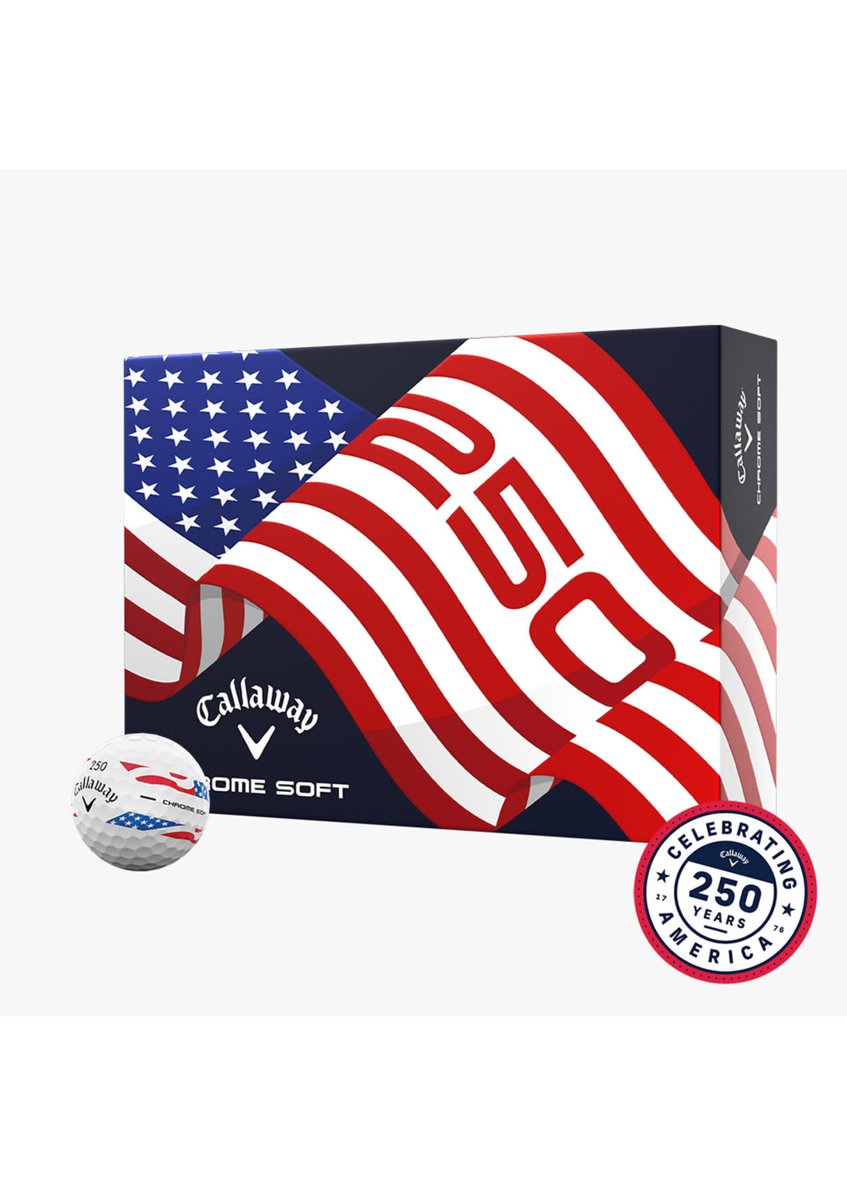 Callaway Callaway Chrome Solf Stripe USA  - Sleeve