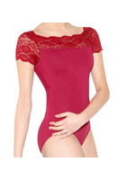 So Danca So Danca SL16 Adult Lace Cap Sleeve Leotard