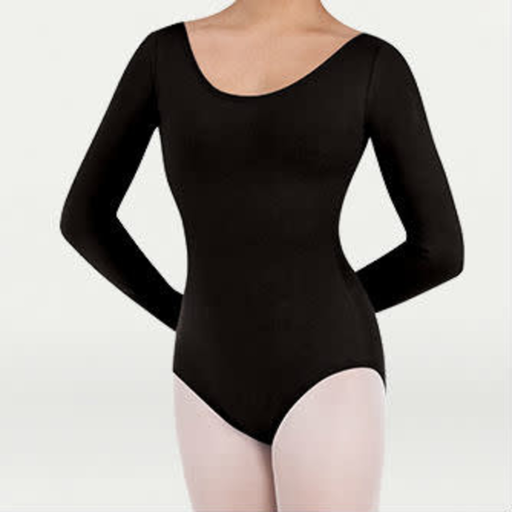 Body Wrappers C326 Womens Long Sleeve Cotton Leotard