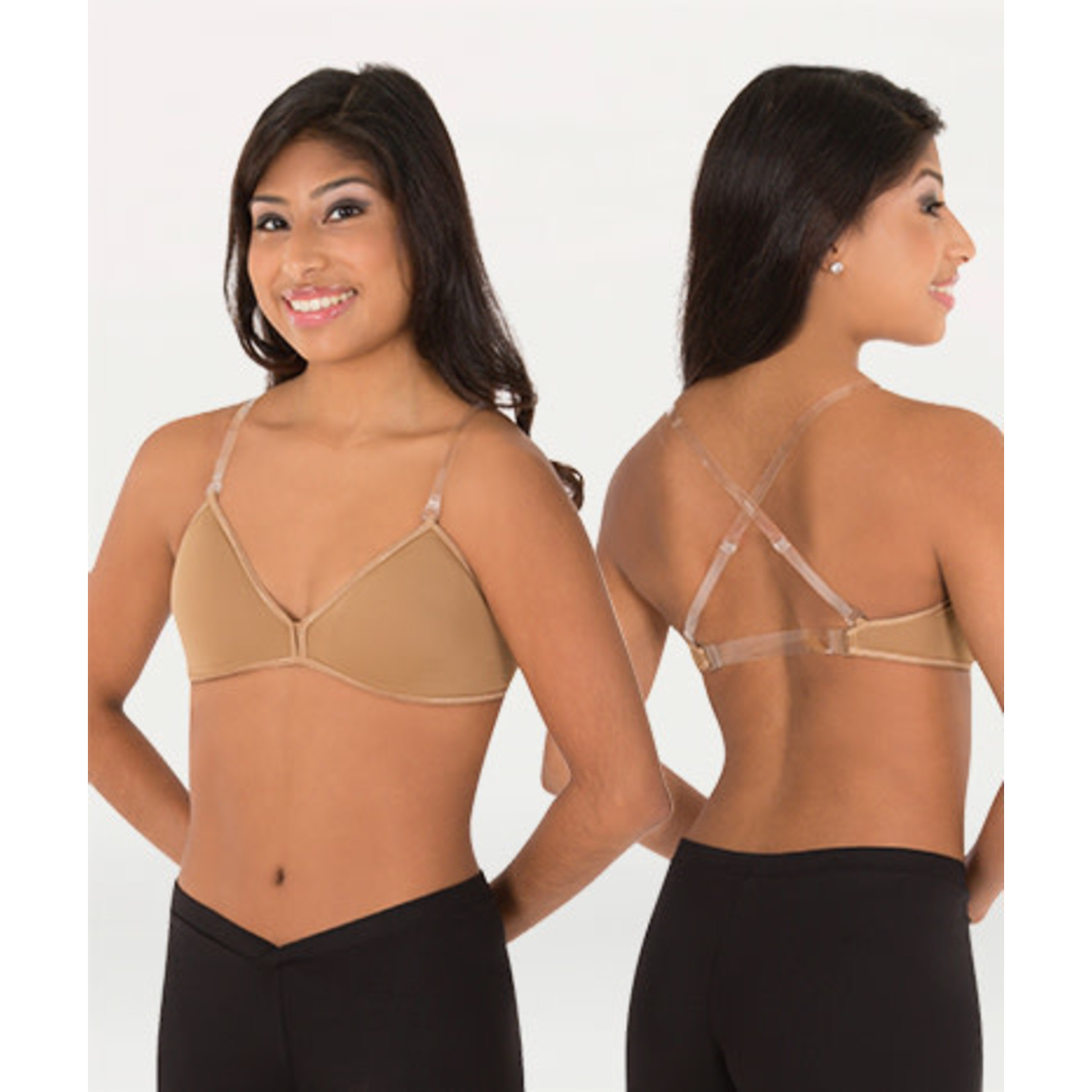 Body Wrappers 287 Womens Convertible Deep V Padded Bra