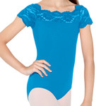 So Danca SL17 Child Lace Cap Sleeve Leotard