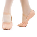 So Danca So Danca SD69L Womens Bella No Drawstring Leather Full Sole Ballet Shoe