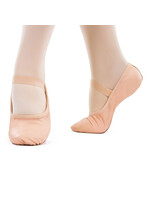 So Danca So Danca SD69L Womens Bella No Drawstring Leather Full Sole Ballet Shoe