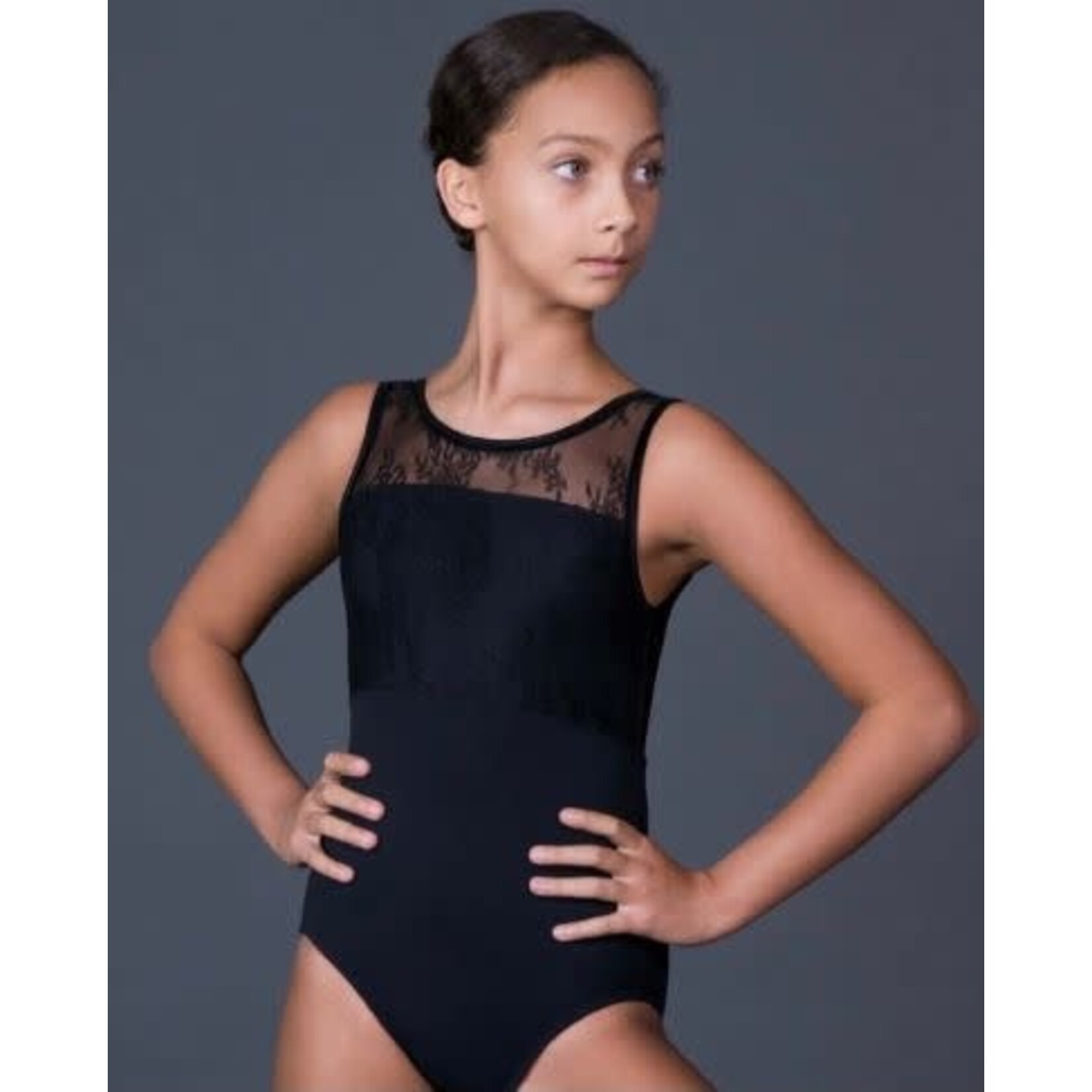 Suffolk 2359A Moonlit Waltz Mesh Tank Leotard