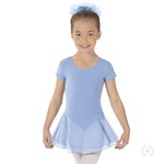 Eurotard 10467 Girls Short Sleeve Dance Dress with Cotton Lycra®