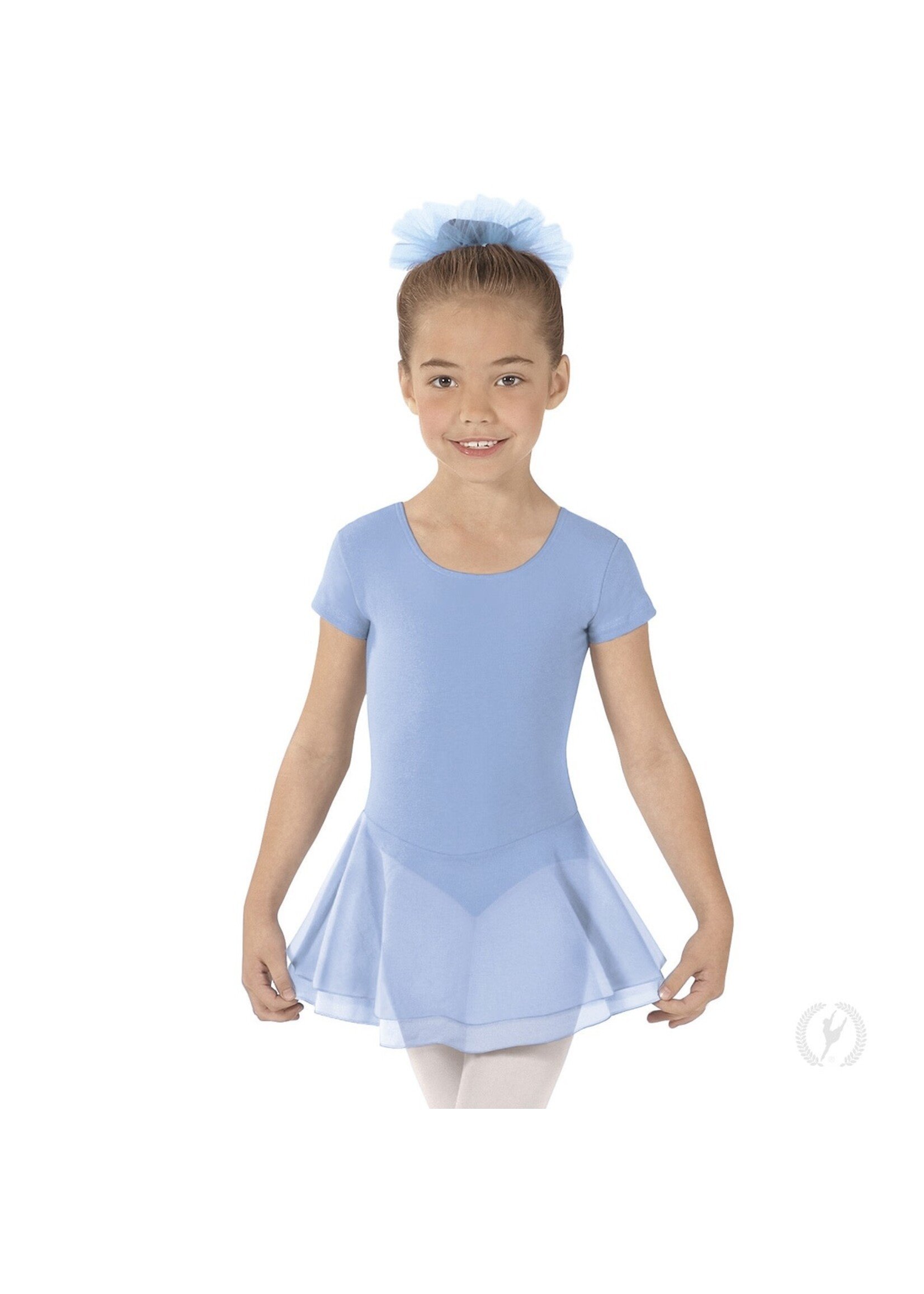 Eurotard Eurotard 10467 Girls Short Sleeve Dance Dress with Cotton Lycra®