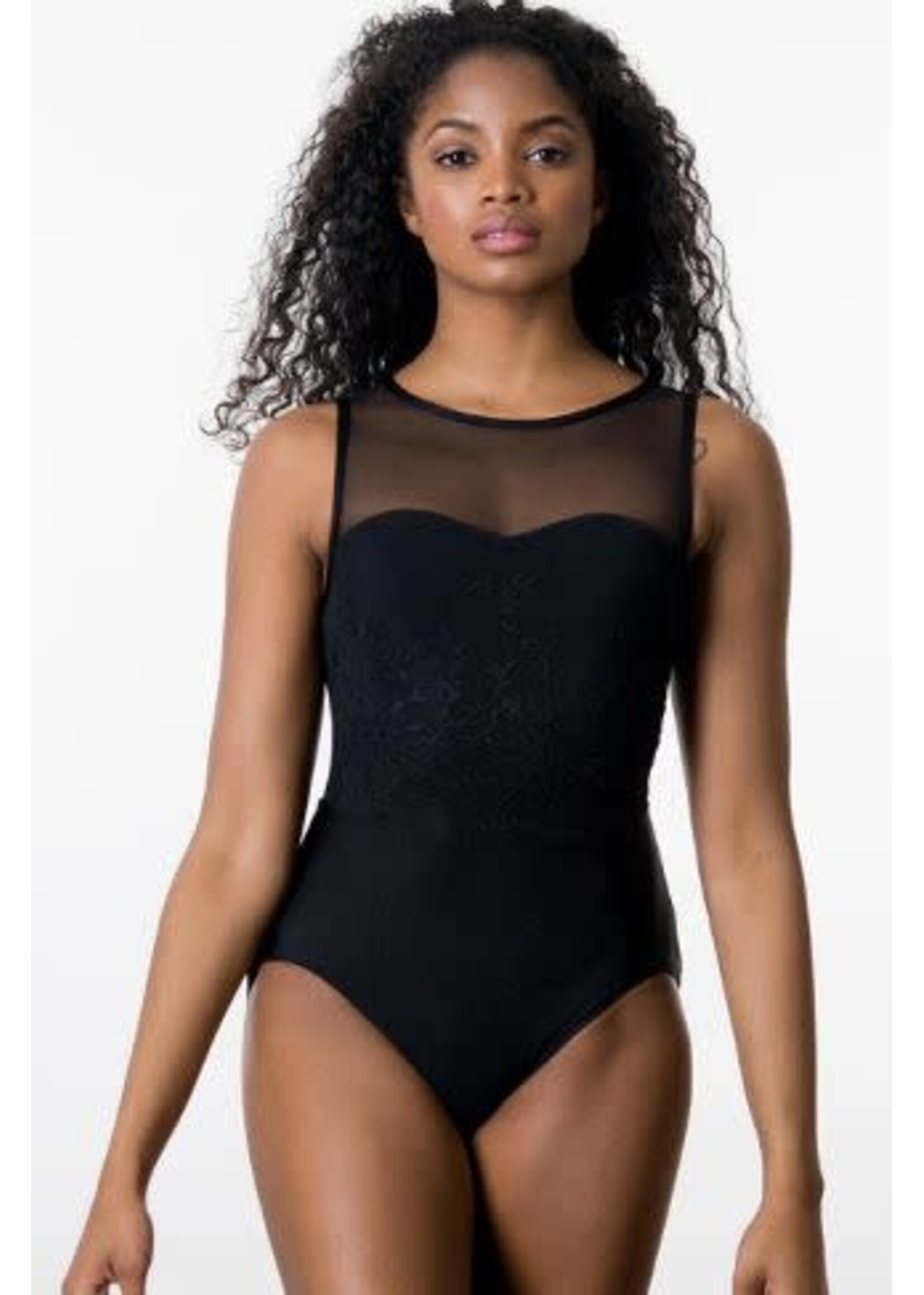 Suffolk Pointe Company Suffolk 2221A Springfield Mesh Tank Leotard