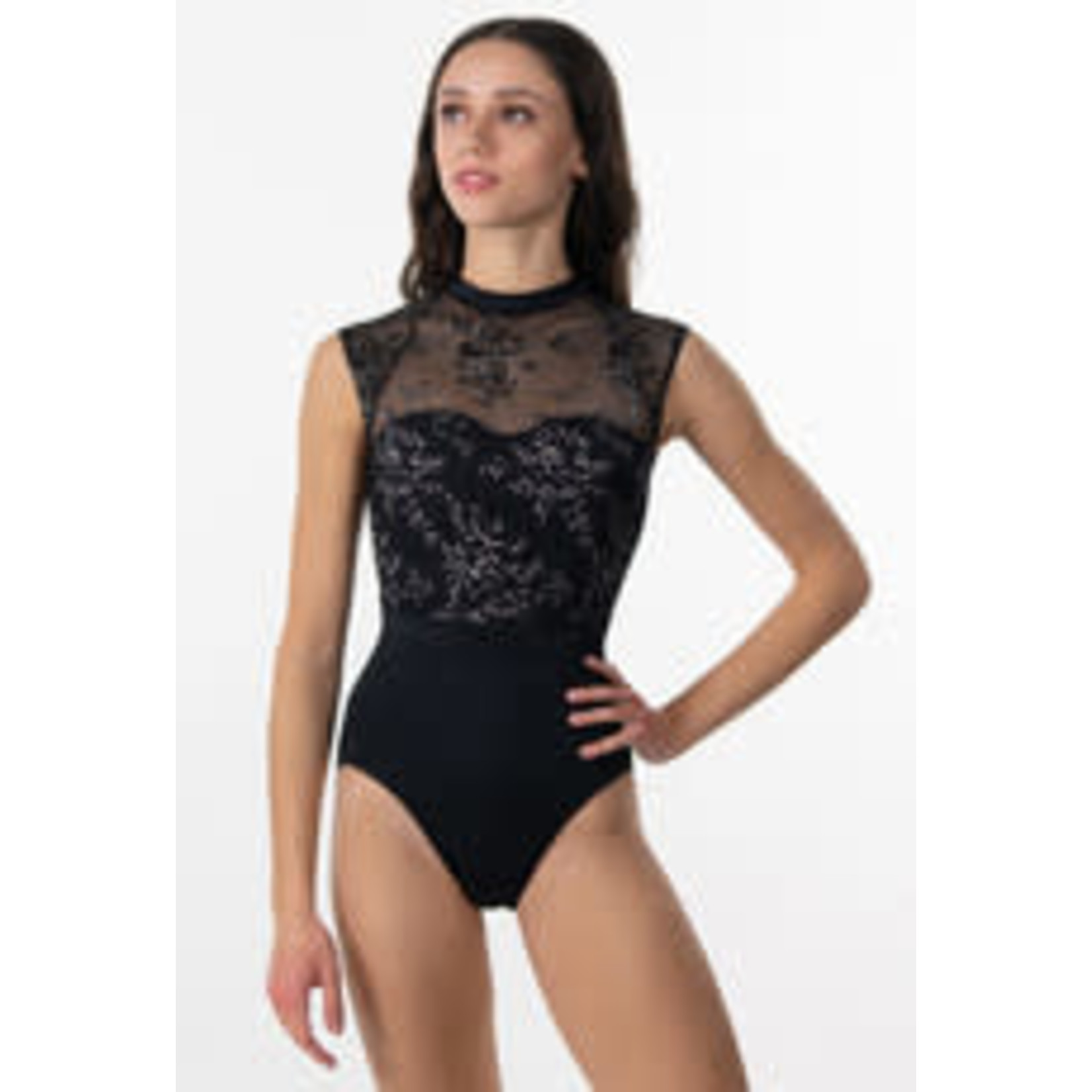 Suffolk 2409A Ladies Antoinette Cap Sleeve Leotard