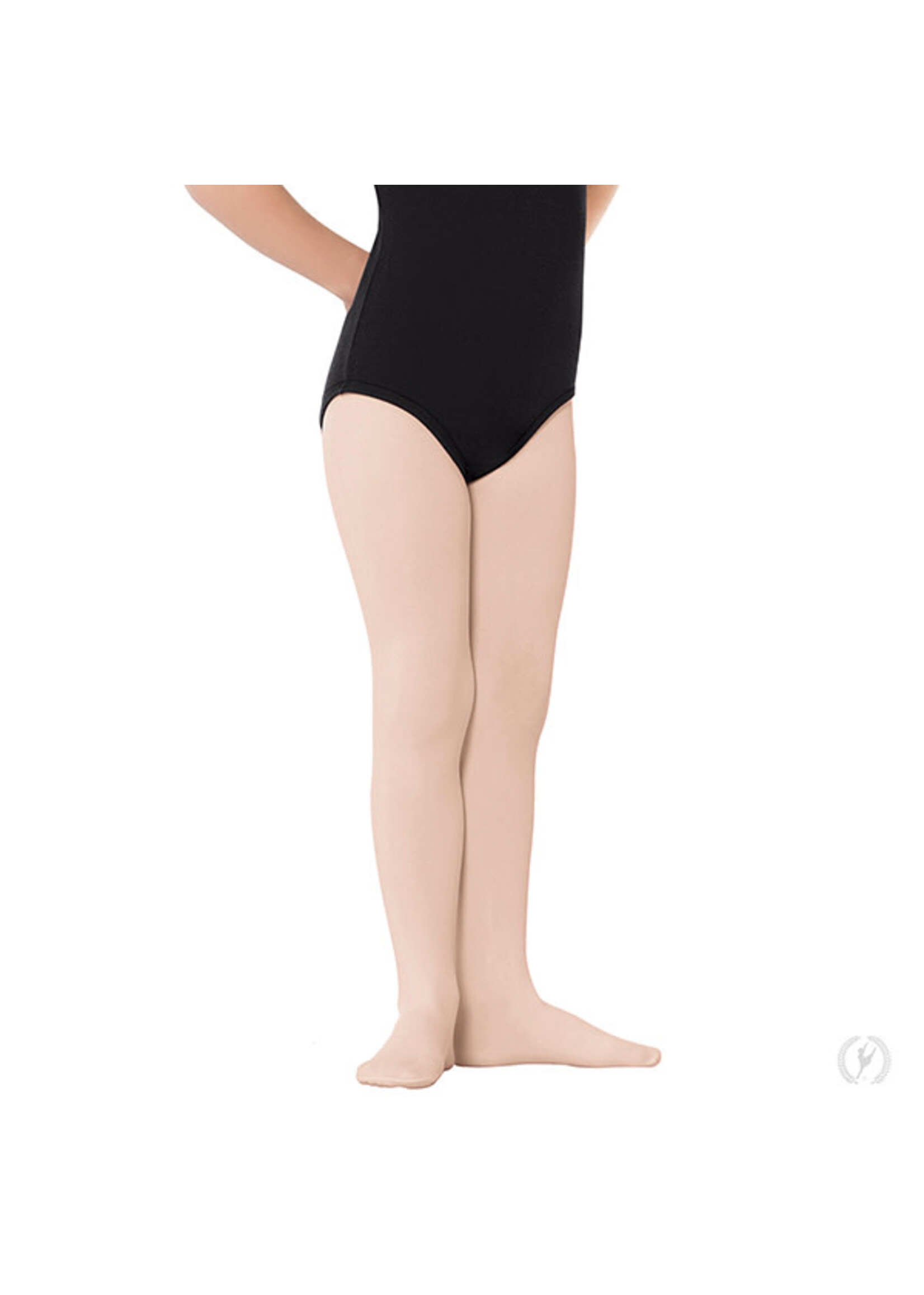 Eurotard Eurotard 215c Girls Non-Run Footed Tights with Soft Knit Waistband