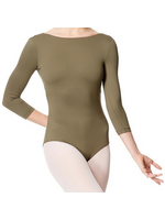 Lulli Dancewear Lulli Dancewear LUB285 Adult Microfiber Three Quarter Sleeve Leotard Nanette