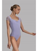 Nikolay Nikolay DA2003/2MPN Effie Mesh Cap Sleeve Leotard