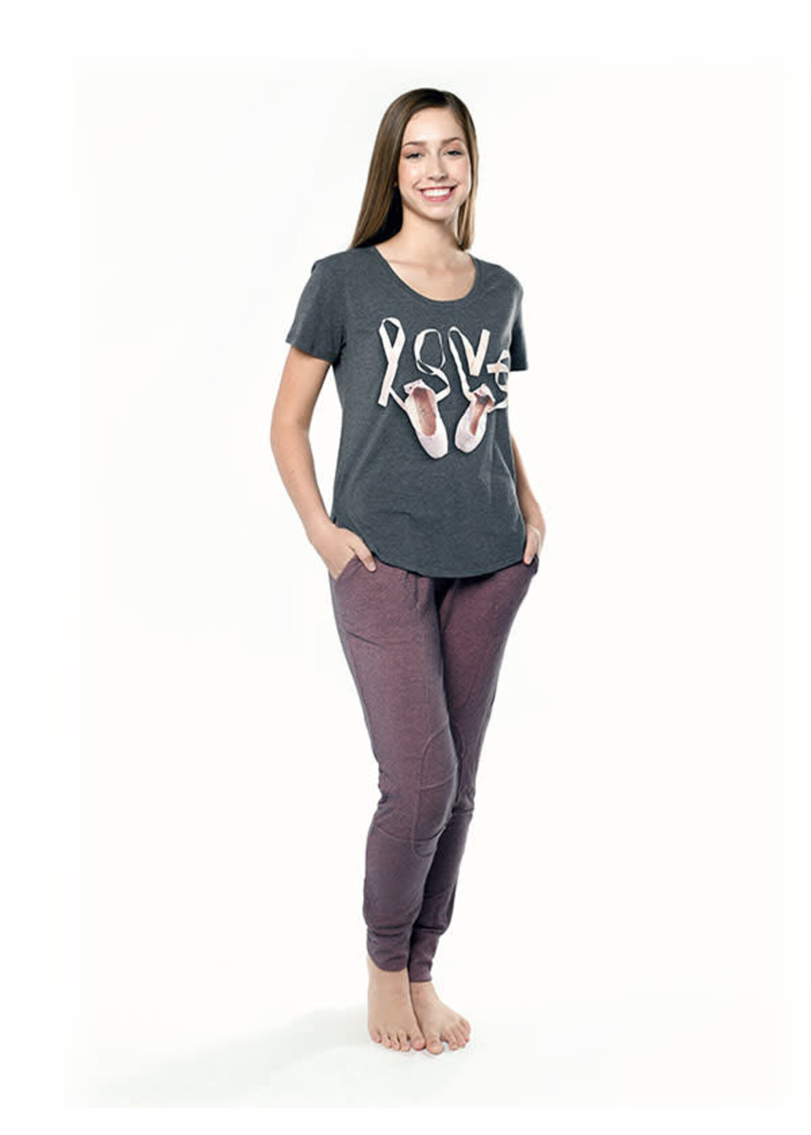Sugar and Bruno Sugar and Bruno D9525 Love Pointe Shoes Epic Tee