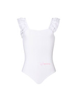 Energetiks Energetiks CL38 Girls Ruby Camisole Leotard (BCSTX Logo) White