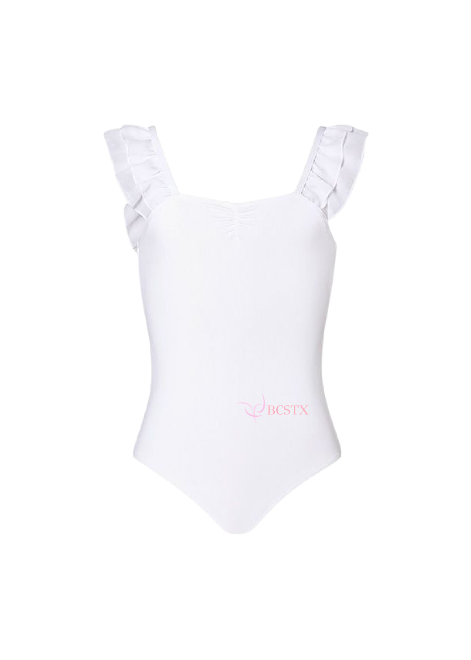 Energetiks Energetiks CL38 Girls Ruby Camisole Leotard (BCSTX Logo) White