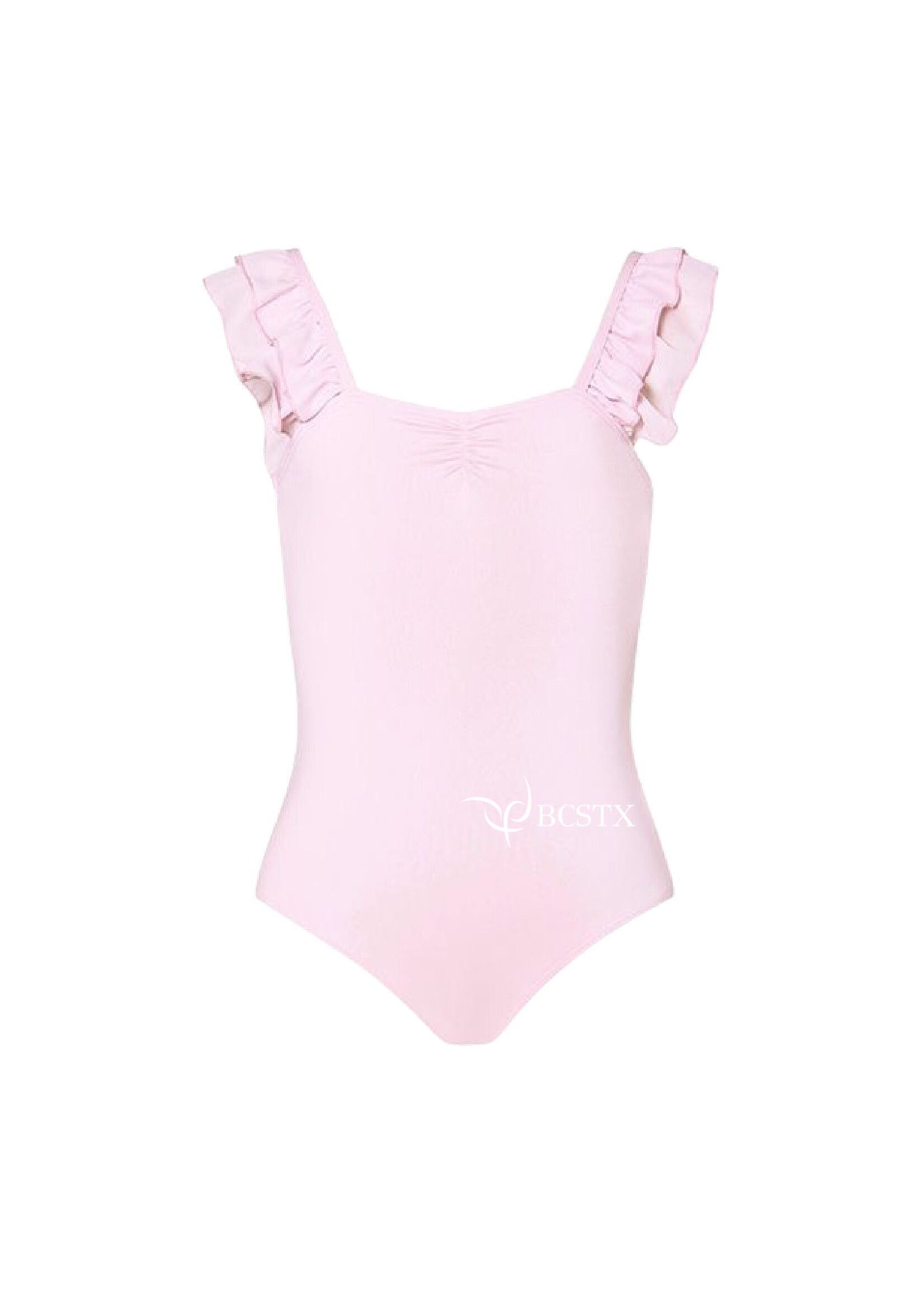 Energetiks Energetiks CL38 Girls Ruby Camisole Leotard (BCSTX Logo) Candy Pink