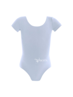 Energetiks Energetiks CL02 Girls Jesse Short Sleeve Leotard (BCSTX Logo) Baby Blue