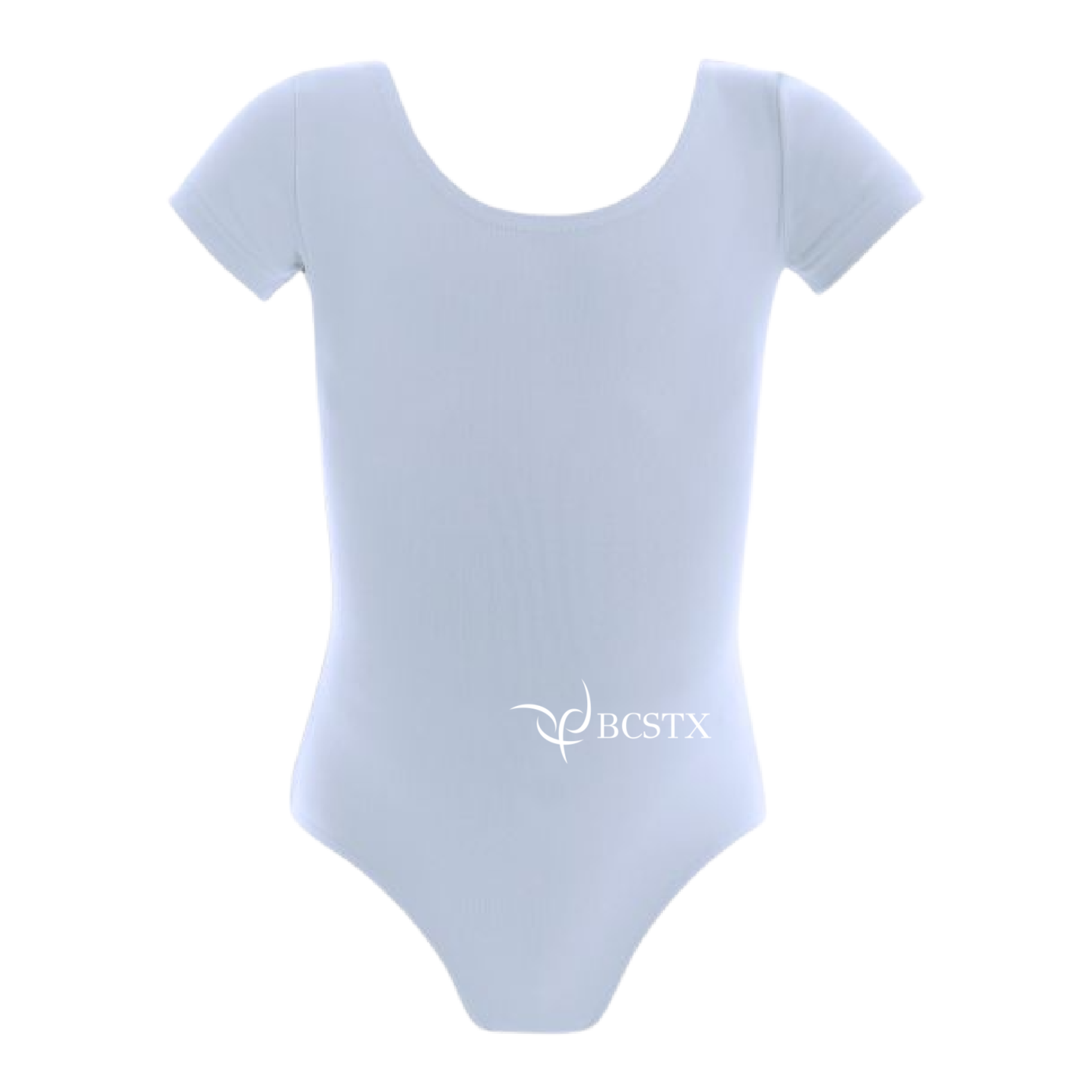 Energetiks CL02 Girls Jesse Short Sleeve Leotard (BCSTX Logo) Baby Blue