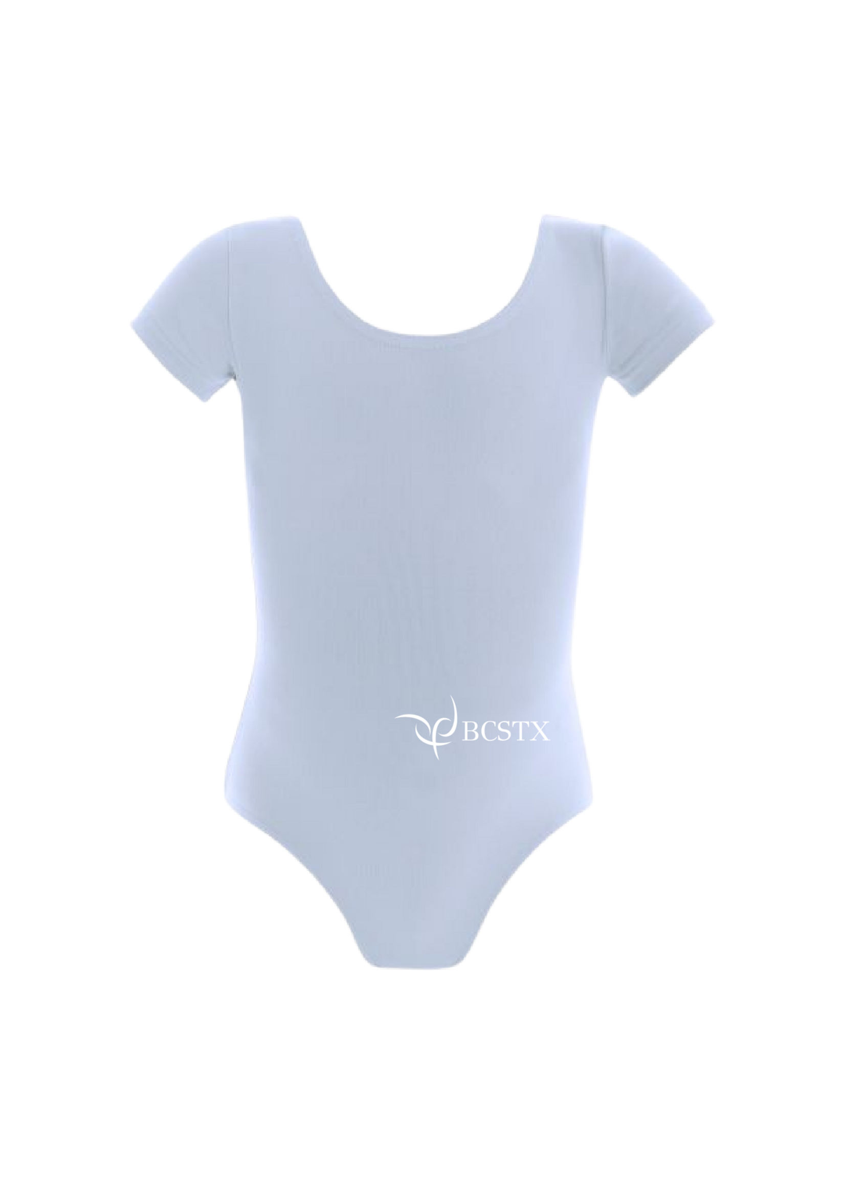Energetiks Energetiks CL02 Girls Jesse Short Sleeve Leotard (BCSTX Logo) Baby Blue