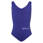 Energetiks CL04 Charlotte Pinch Tank Leotard w BCSTX Logo (Girls) (Deep Purple)